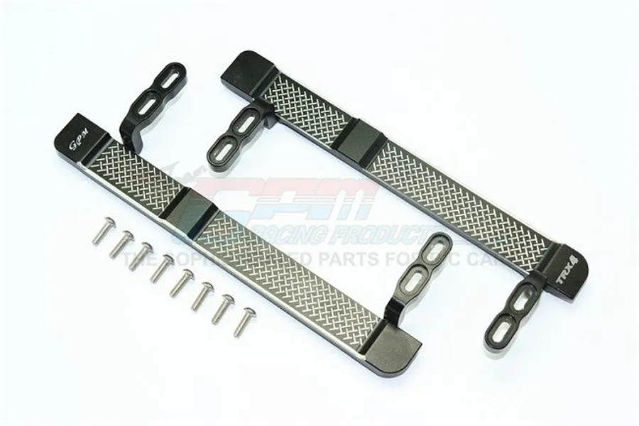 GPM Black Aluminium TRX-4 Side Step Plate Set 2Pcs image 34283