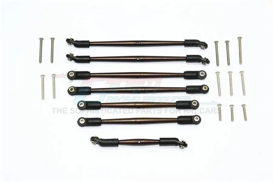 GPM Spring Steel TRX-4 Complete Turnbuckle Set 7Pcs Set image 34315
