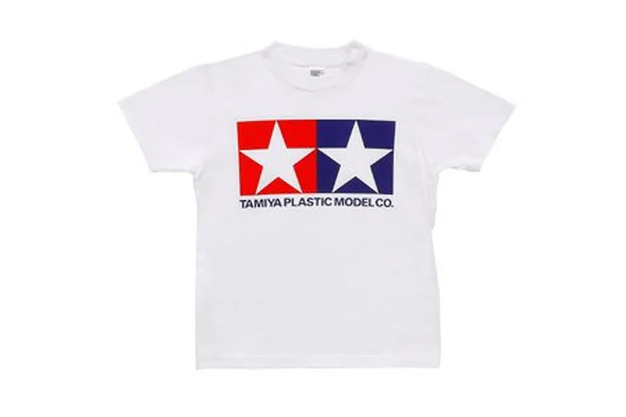 Tamiya White Tee w/ Tamiya Logo SS Size T-Shirt image 34414