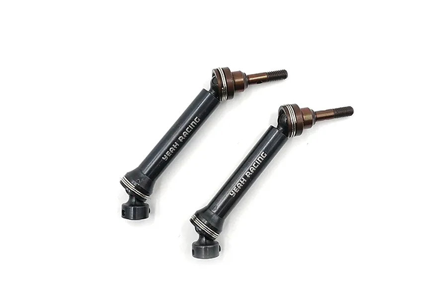 Yeah Racing Steel 1/16 E-Revo &amp;amp; Summit Front or Rear Universal Drive Shafts 2Pcs image 34426
