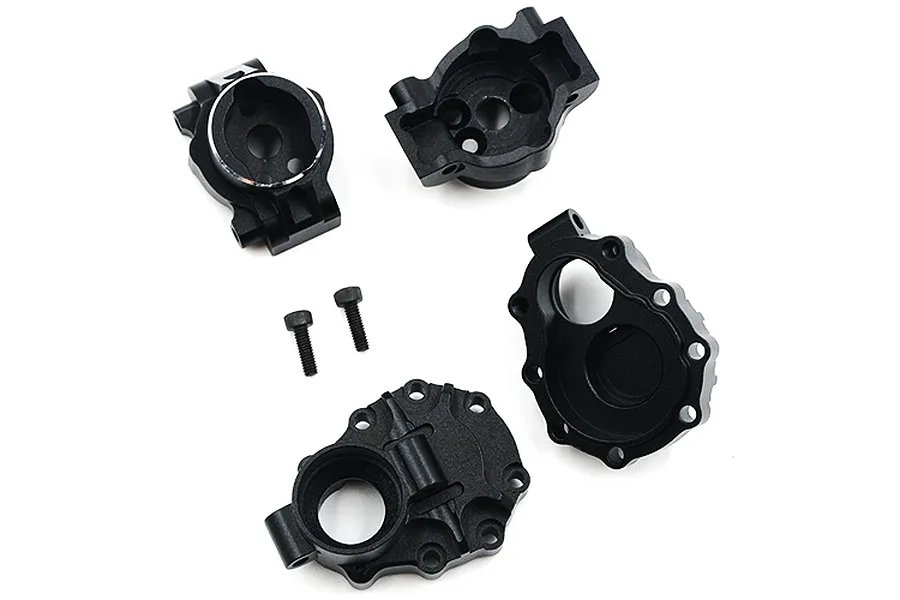 Yeah Racing Black Aluminium TRX-4 Rear Portal Drive Hub &amp;amp; Housing image 34429