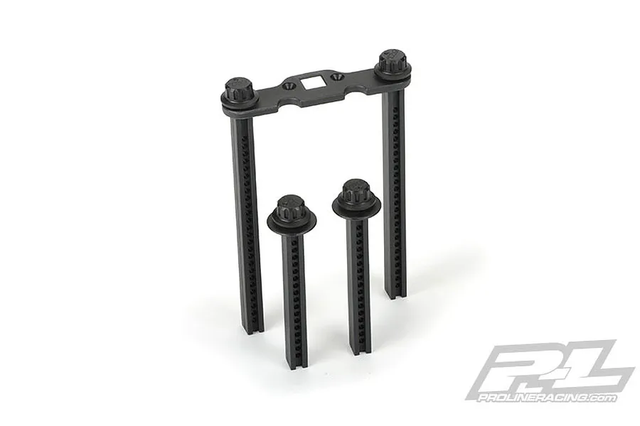 Pro-Line Revo 3.3, E-Revo &amp;amp; Summit Front &amp;amp; Rear Extended Body Mounts w/ Hardware image 34526