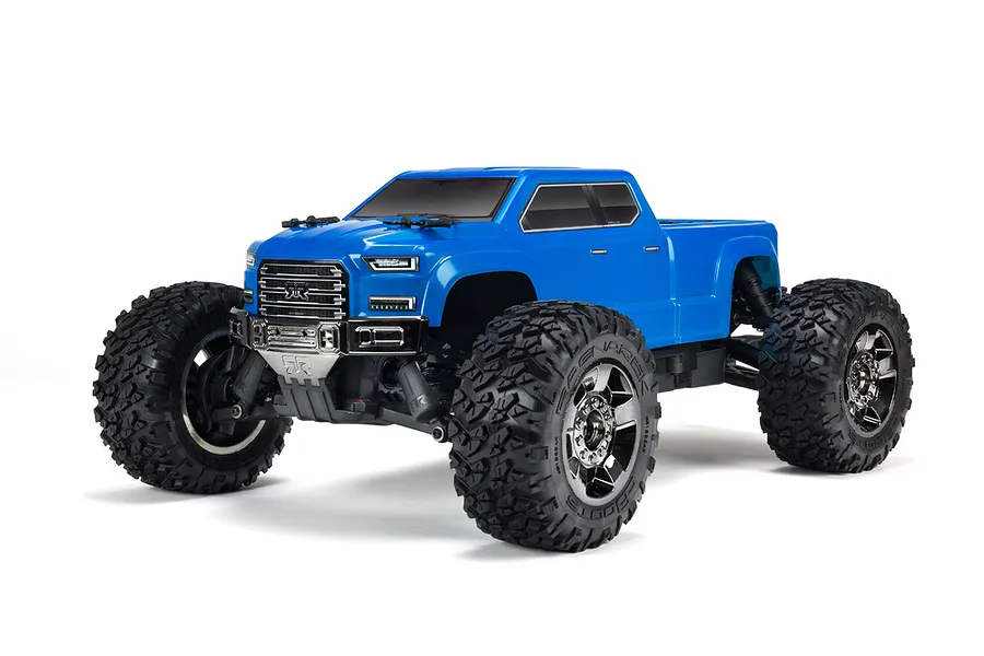 ARRMA Granite 4x4 Big Rock Crew Cab BLX 3S RC Monster Truck Electric Brushless 4WD 1/10 Scale RTR - Blue image 34551