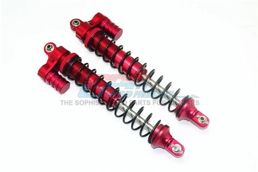 GPM Red Aluminium 127-186mm Front Shocks 2Pcs w/ Reservoir image 34573