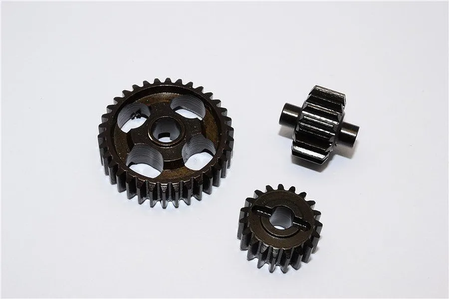 GPM Hardened Steel Axial Yeti XL Transmission Gear Set 3Pcs image 34580