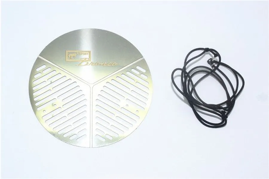 GPM Stainless Steel TRX-4 Bronco Spare Tyre Cover image 34606