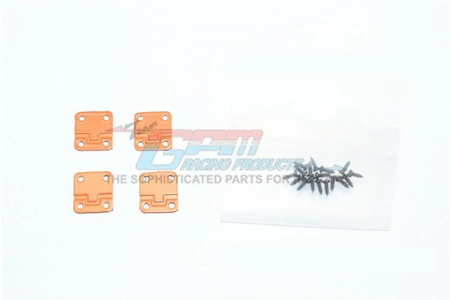 GPM Orange Stainless Steel TRX-4 Defender Door Hinges 4Pcs image 34621