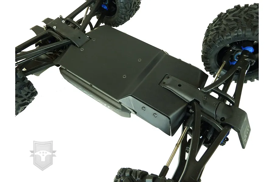 T-Bone Racing Black Traxxas E-Revo VXL 2.0 Chassis Skid Plate Set image 34632