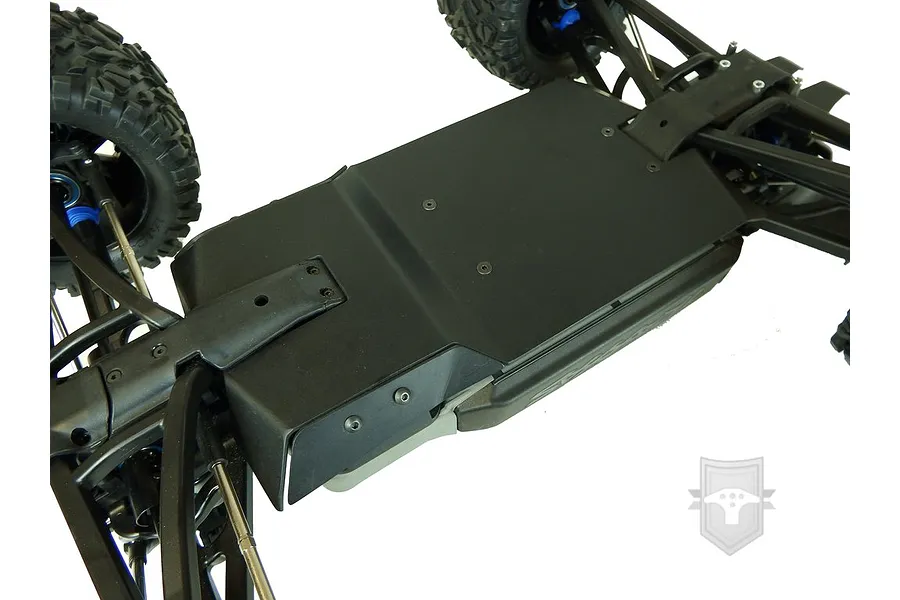 T-Bone Racing Black Traxxas E-Revo VXL 2.0 Chassis Skid Plate Set image 34634