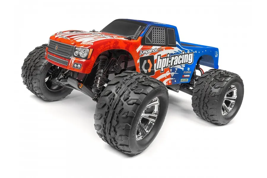 HPI Jumpshot MT V2.0 RC Monster Truck Electric 2WD 1/10 Scale RTR - Blue/Red image 34669