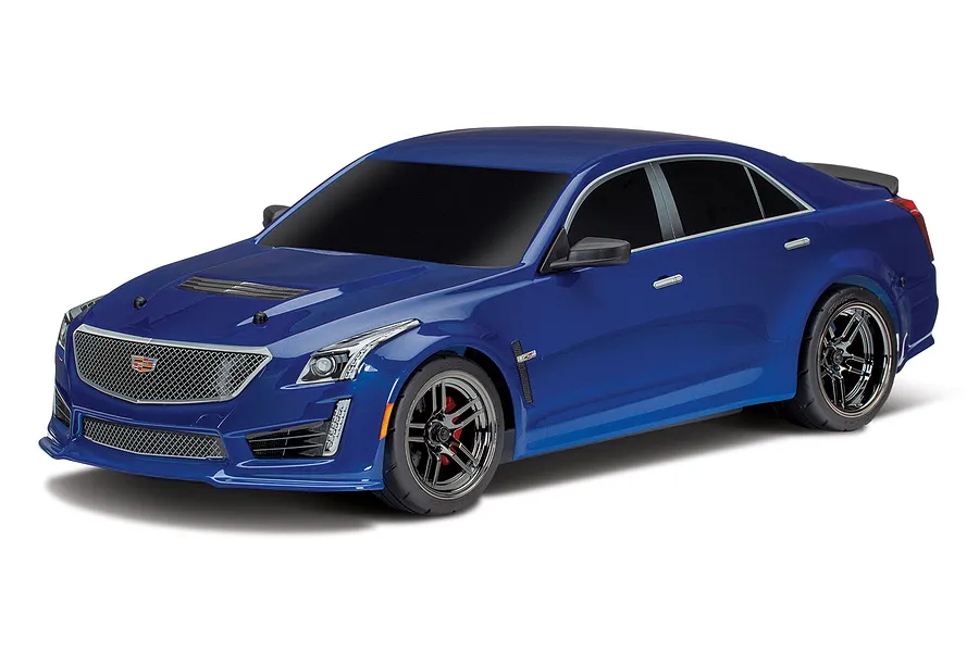 Traxxas 1/10 Blue Cadillac CTS-V Painted Body Shell image 34682