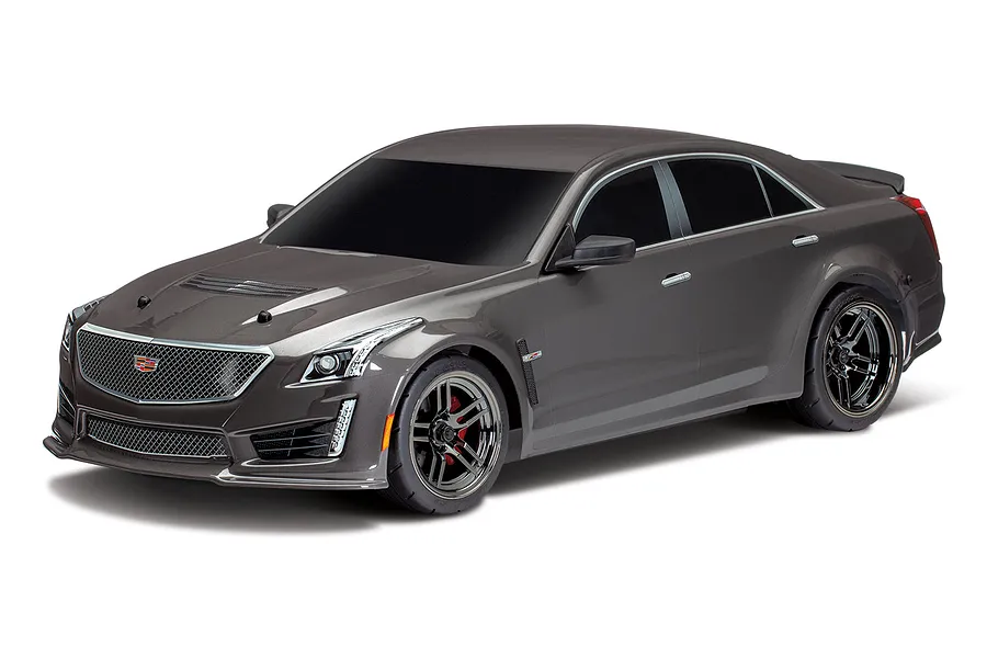 Traxxas 1/10 Silver Cadillac CTS-V Painted Body Shell image 34684