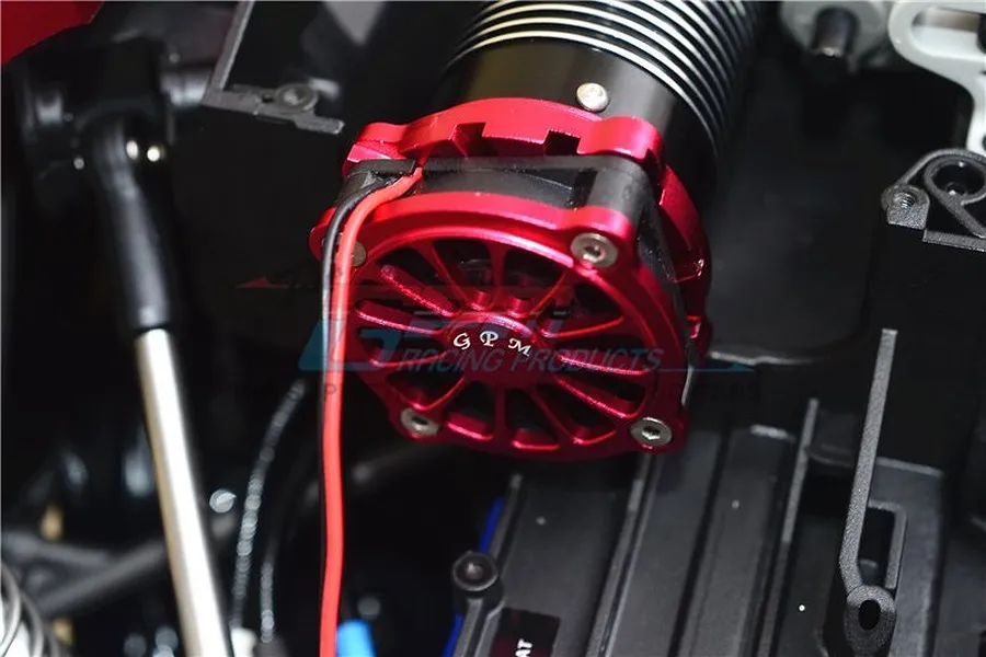 GPM UDR Gunmetal Aluminium Motor 40x40mm Cooling Fan image 34756