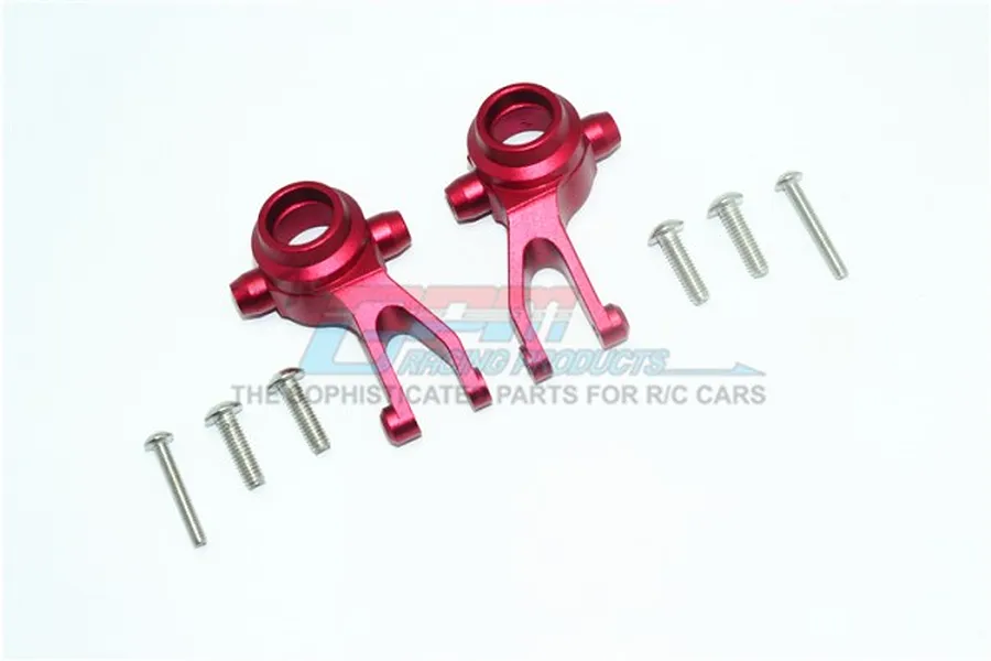 GPM Red Aluminium ARRMA GRANITE 4x4 Left &amp;amp; Right Front Steering Hubs 2Pcs image 34840