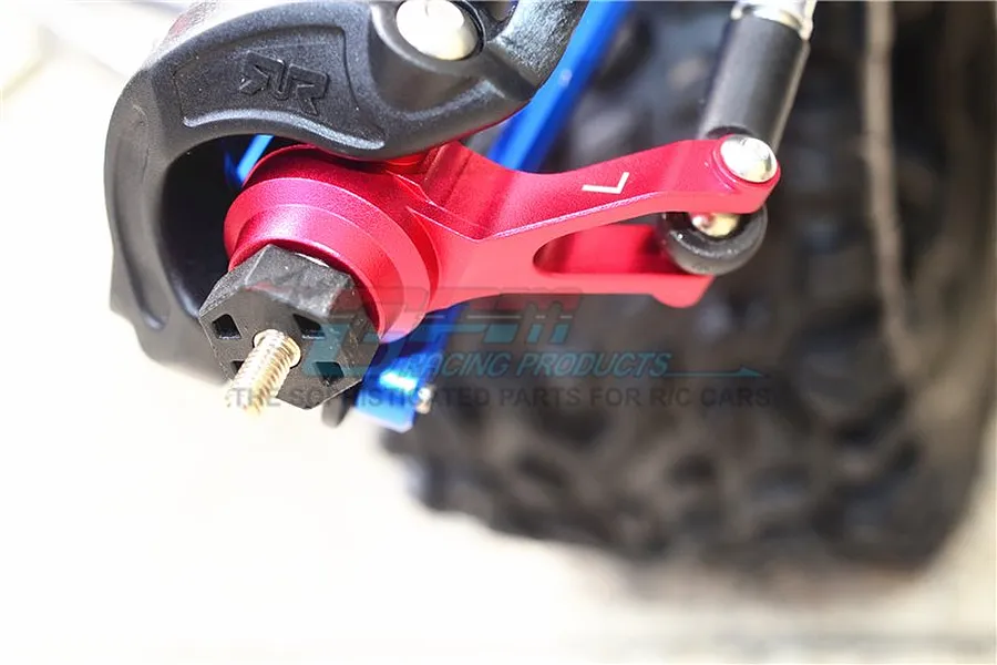 GPM Red Aluminium ARRMA GRANITE 4x4 Left &amp;amp; Right Front Steering Hubs 2Pcs image 34841