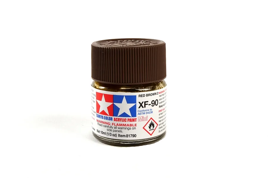 Tamiya XF-90 Red Brown 2 Flat Acrylic Paint 10ml image 34903