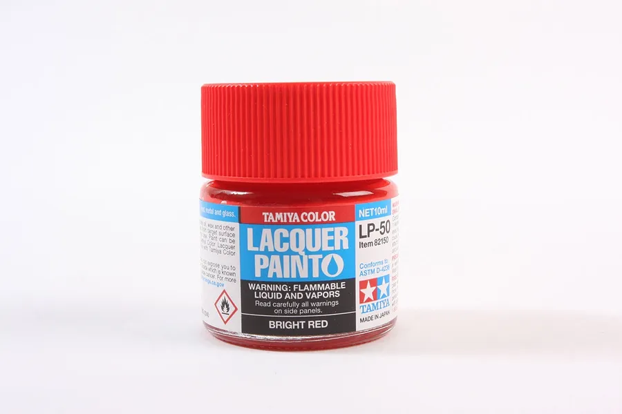 Tamiya LP-50 Bright Red Lacquer Paint 10ml image 34920