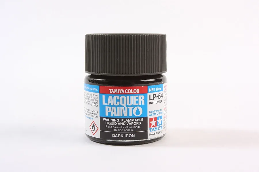 Tamiya LP-54 Dark Iron Lacquer Paint 10ml image 34924