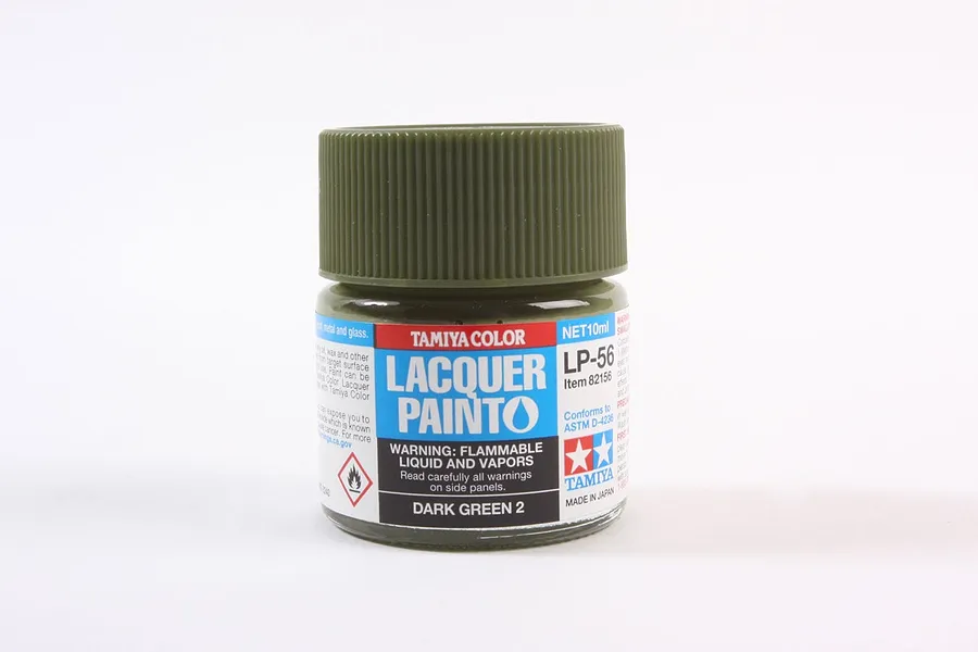 Tamiya LP-56 Dark Green 2 Lacquer Paint 10ml image 34926