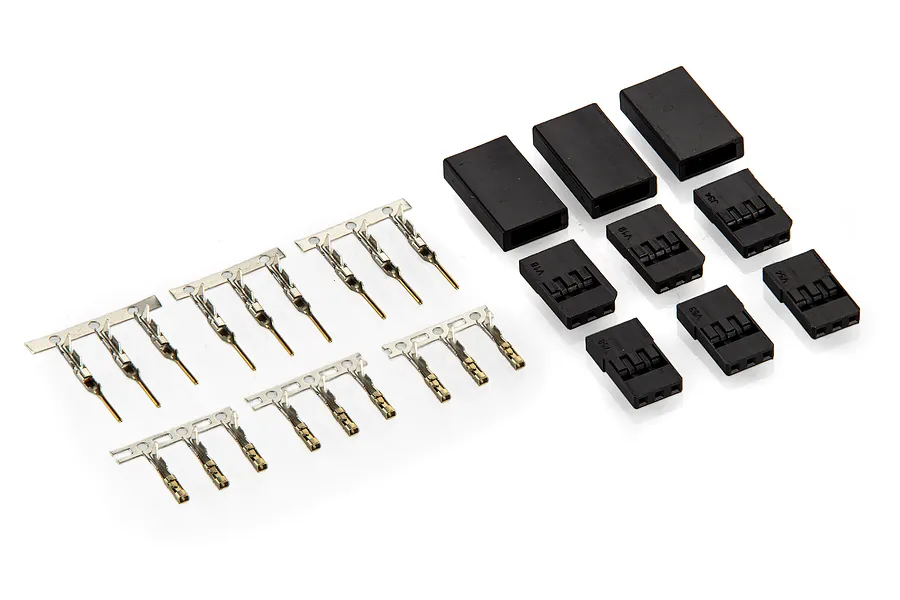 Hobbies Direct Pair Futaba J Connectors 3Pcs image 34981