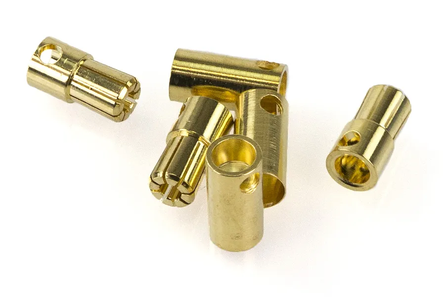 Hobbies Direct Pair 6.5mm Bullet Connectors 3Pcs image 34986