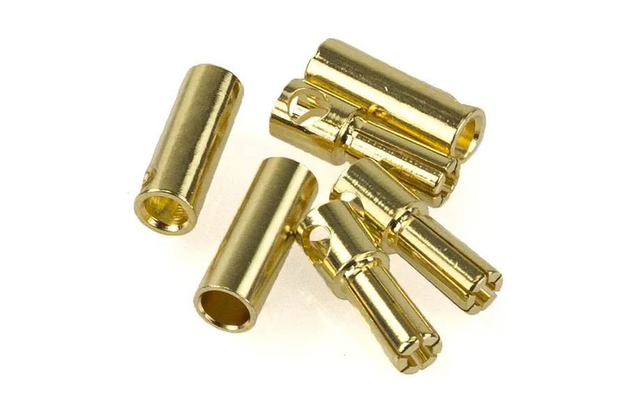 Hobbies Direct Pair 5.0mm Bullet Connectors 3Pcs image 34988