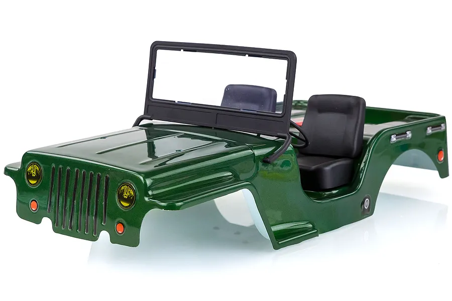 HSP 1/10 Off Road Scout Truck Painted Green Body Shell image 35164