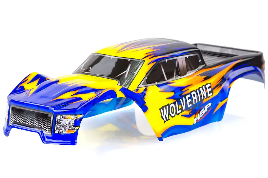 HSP 1/10 Wolverine Truck Painted Blue Body Shell image 35180