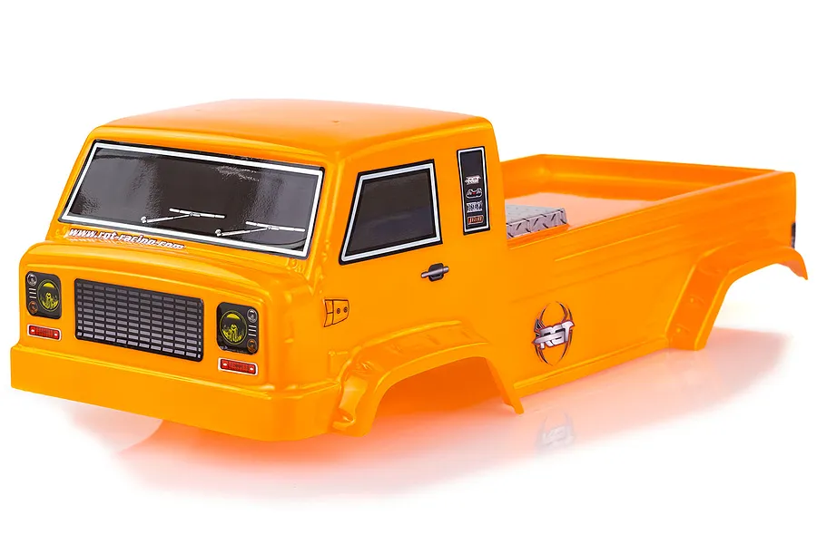 HSP 1/10 Off Road Recovery Truck Painted Orange Body Shell image 35187