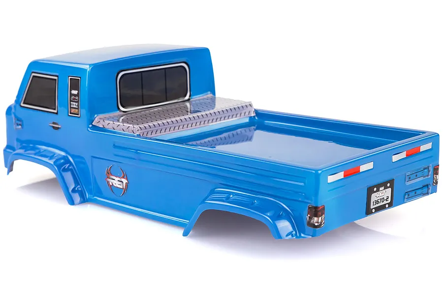 HSP 1/10 Off Road Recovery Truck Painted Blue Body Shell image 2