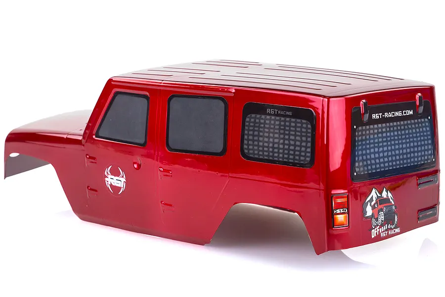 HSP 1/10 Off Road Crawler Painted Red Body Shell image 35204