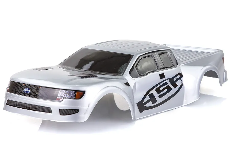 HSP 1/10 FlyingFish BL On Road Painted Silver Body Shell image 35268