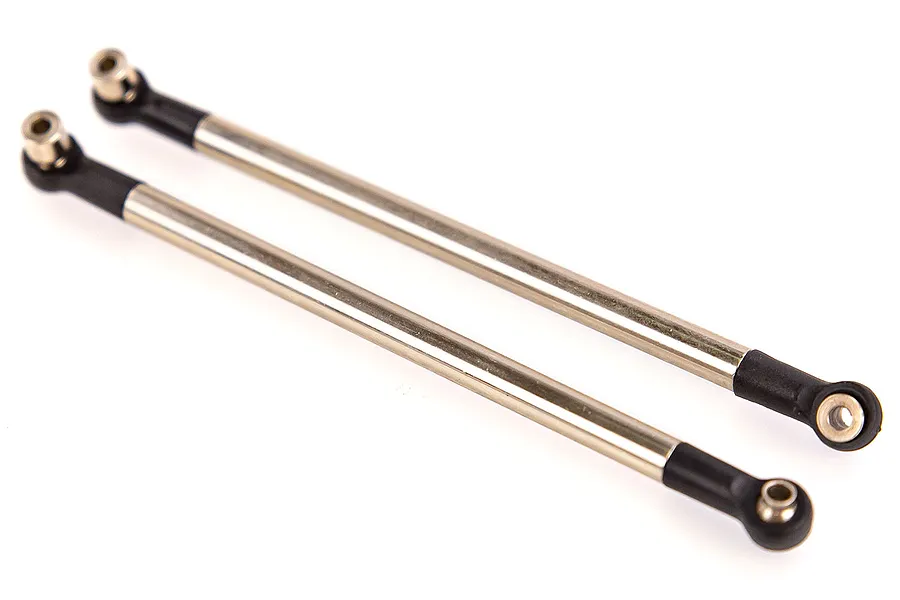 HSP 116mm Silver Rear Upper Linkages 2Pcs image 35331