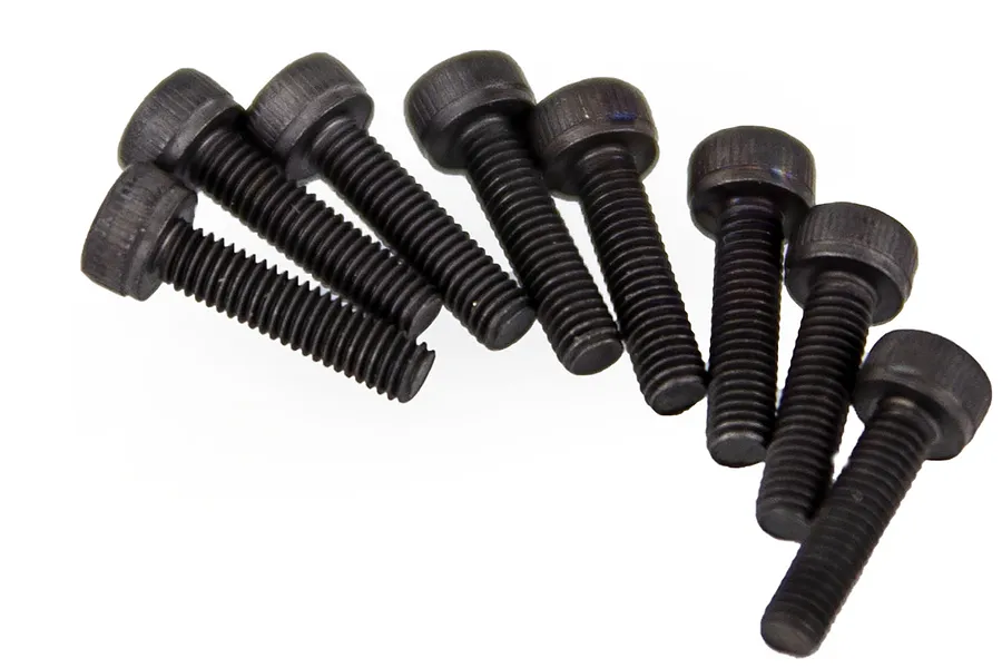 HSP 3x12mm Fine Thread Cap Head Screws 8Pcs image 35388