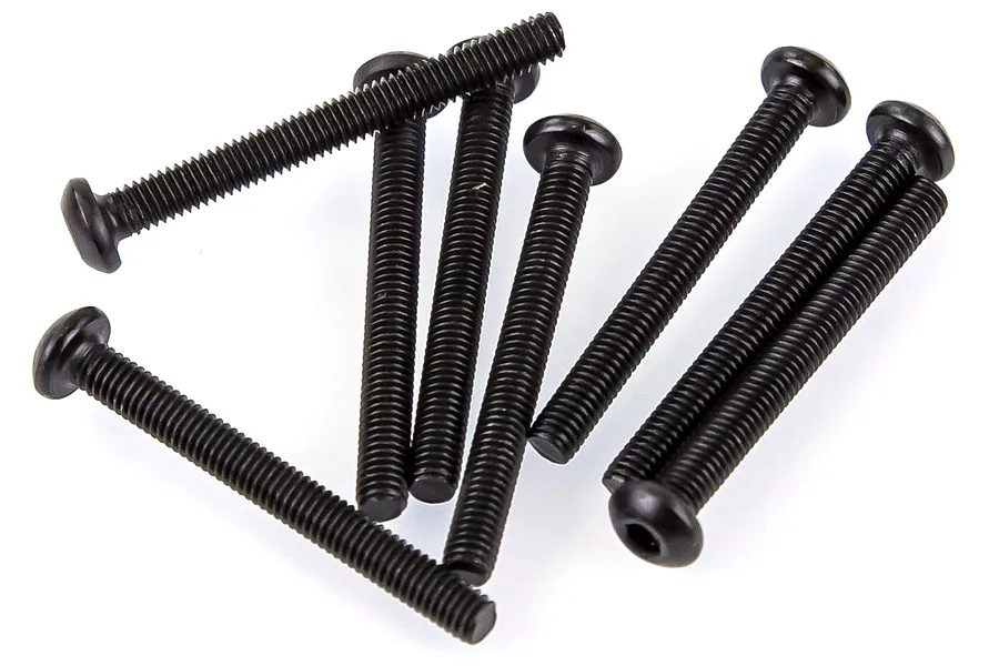 HSP 3x30mm Fine Thread Button Head Screws 8Pcs image 35407