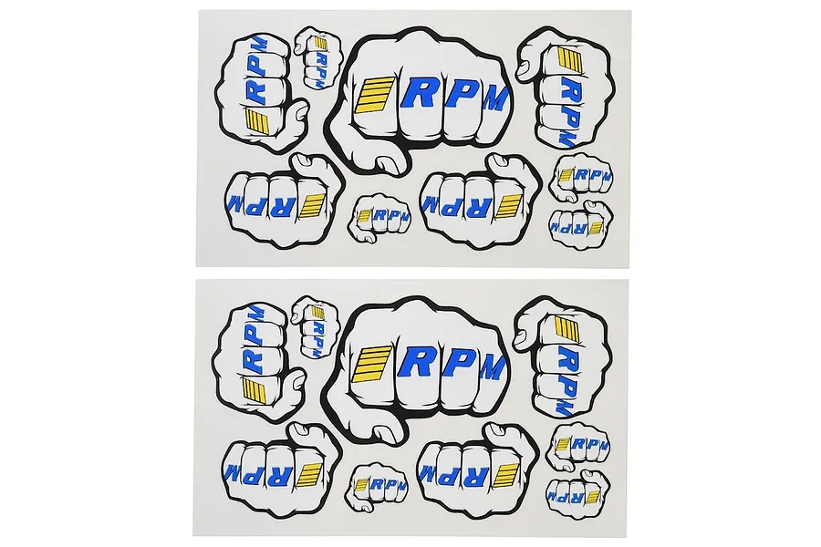 RPM Fist Logo Sticker Sheet image 35423