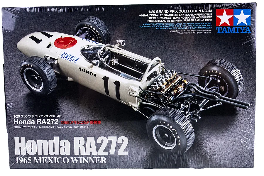 Tamiya 1/20 Honda RA272 F1 Plastic Model Kit image 35482