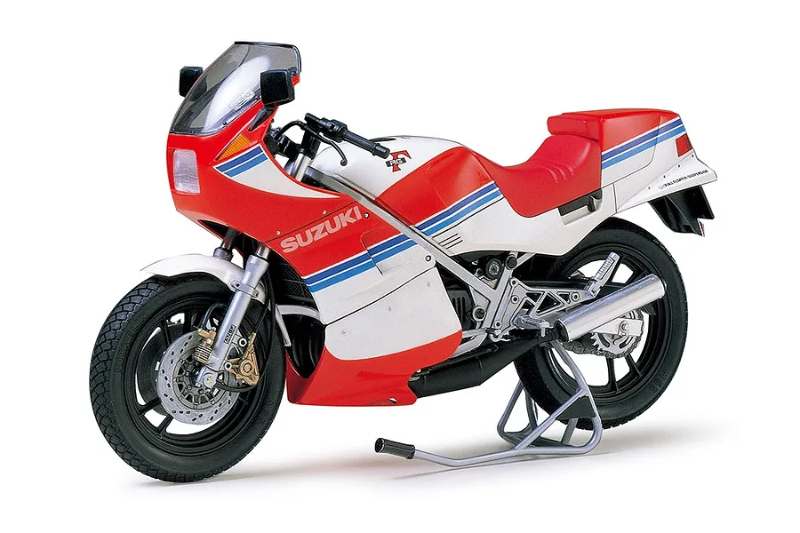 Tamiya 1/12 Suzuki RG250 Gamma with Full Options Motorcycle Scaled Plastic Model Kit image 35487
