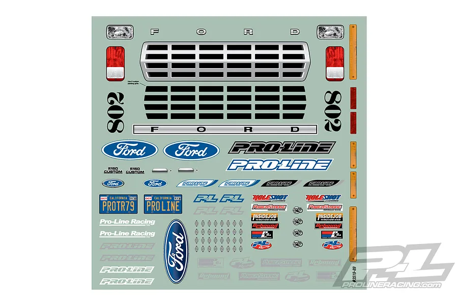 Pro-Line 1/10 1979 Ford F-150 Race Truck Unpainted Body Shell image 35542