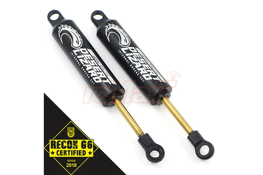 Yeah Racing 1/10 Black 90mm Desert Lizard Two Stage Internal Spring Shocks 2Pcs image 35545
