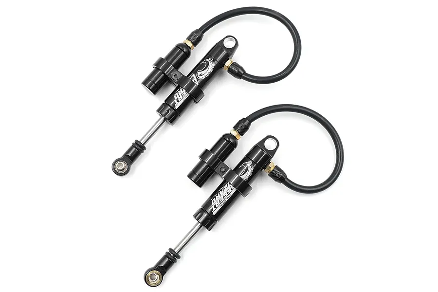 Yeah Racing 1/10 Black 90mm Desert Lizard Piggyback Internal Spring Shocks 2Pcs image 35551