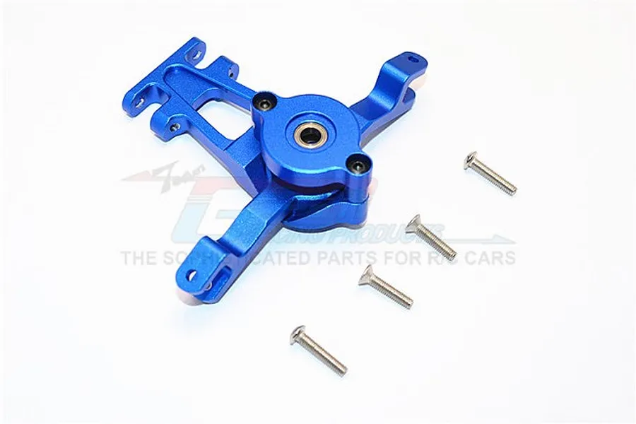 GPM Blue Aluminium E-Revo VXL 2.0 Steering Arm w/ Servo Saver image 35596