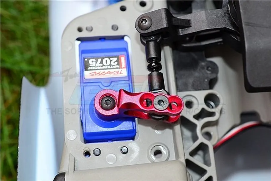 GPM Blue Aluminium E-Revo VXL 2.0 25T Servo Horns 2Pcs image 35604