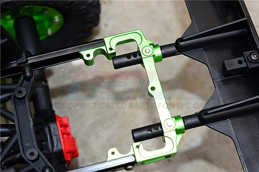GPM Black Aluminium SCX10 II Rear Bumper Mount image 2