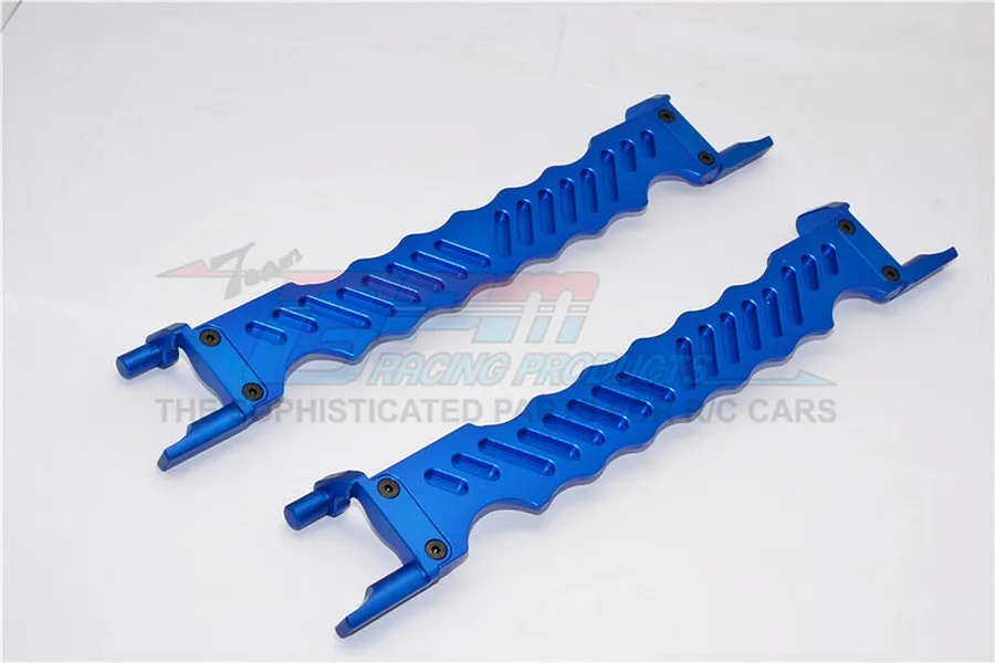 GPM Blue Aluminium X-Maxx Battery Hold Down Set image 35664
