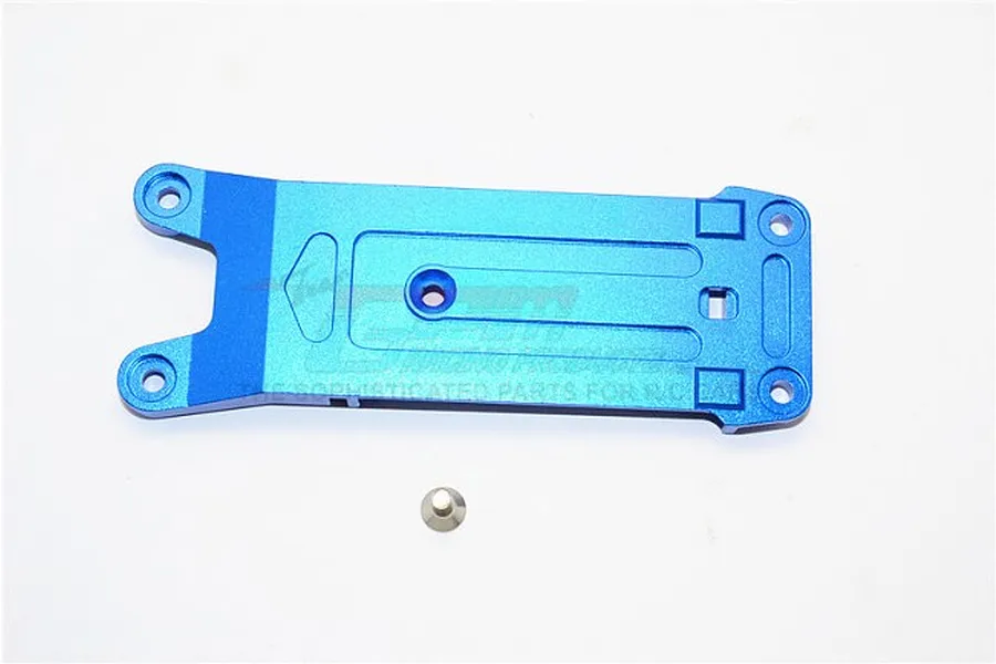 GPM Blue Aluminium X-Maxx Rear Tie Bar w/ Hardware image 35680