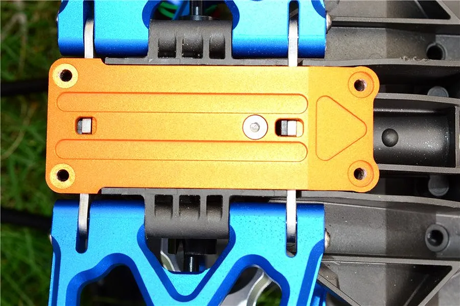 GPM Blue Aluminium X-Maxx Front Tie Bar w/ Hardware image 35684