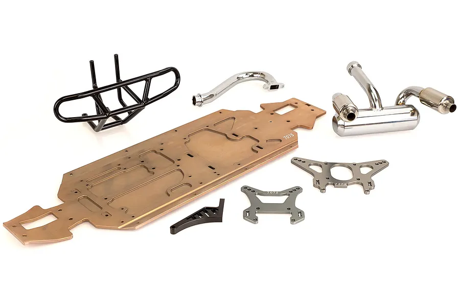 Rovan 5IVE-T to V5 Sports Conversion Kit w/ Painted Red/Black Body Shell image 35747