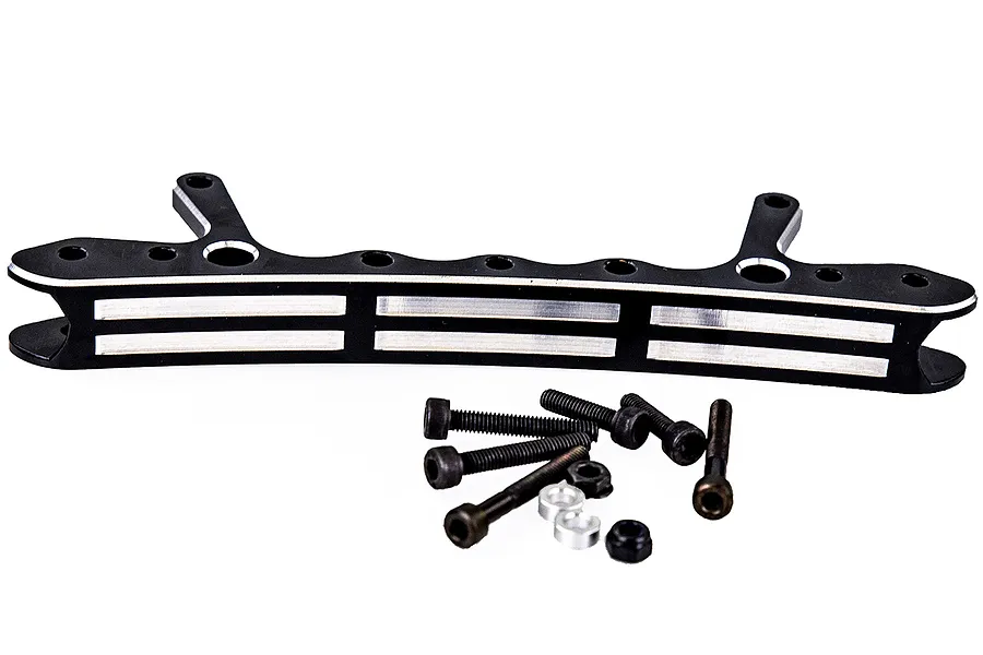 Rovan Black Aluminium Rear Shock Tower Brace Set image 35753