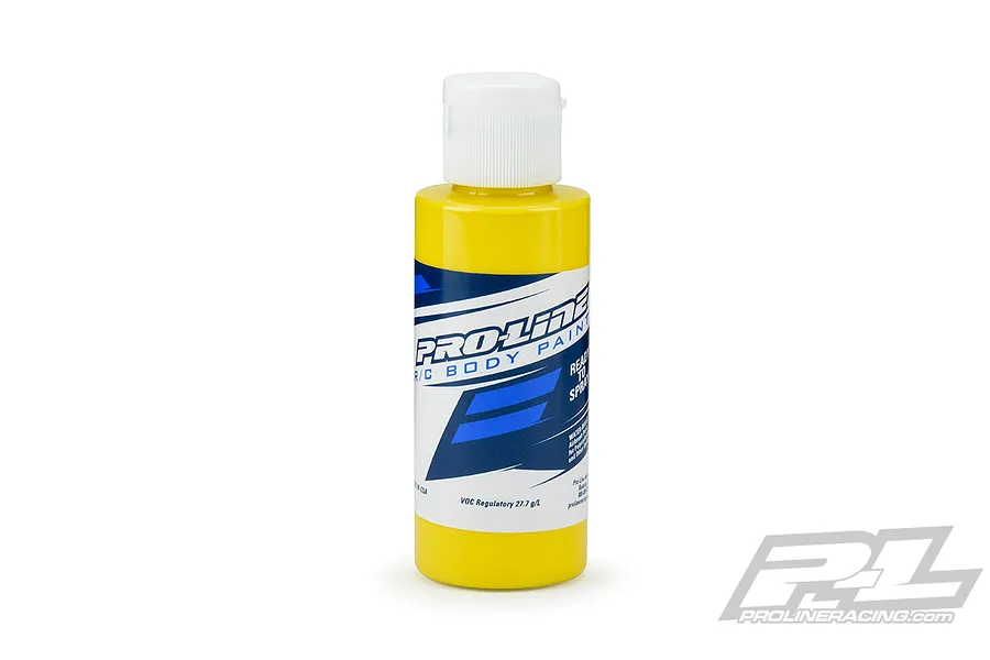 Pro-Line Yellow Polycarbonate Airbrush Paint 60ml image 35783